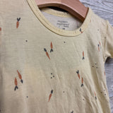 2 Pc Bamboo PJs Carrots Dots 18M