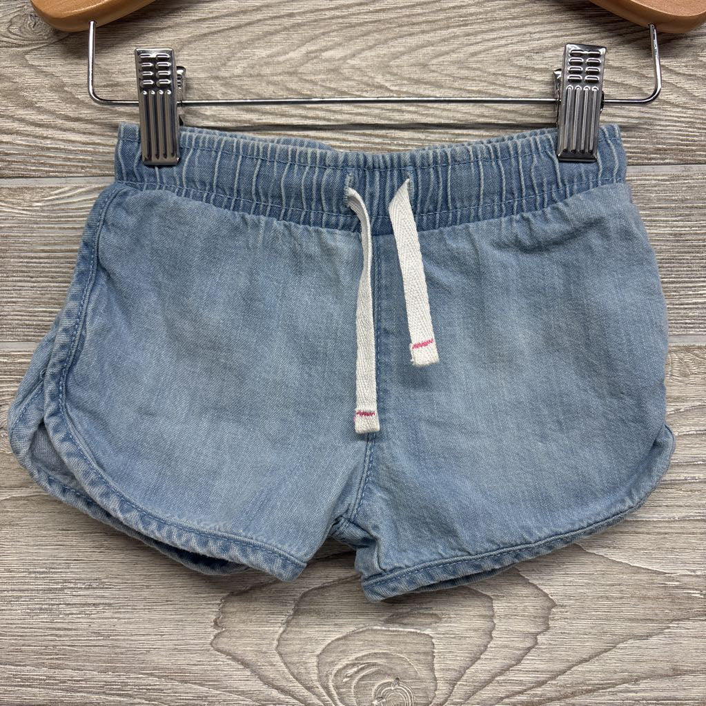 Chambray Drawstring Shorts 12M