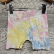 Ribbed Bike Shorts Tie Dye 3-6M