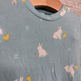 2 Pc Bamboo PJs Bunnies Chicks 18M