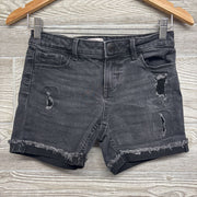 Distressed Denim Shorts Frayed 12