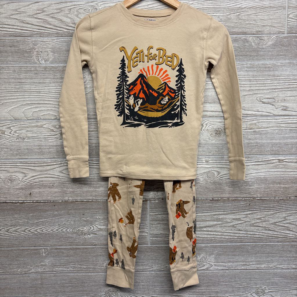 2 Pc LS PJs Yeti For Bed 10