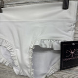 NEW Puff Sleeve Eyelet Dance Top & Ruffle Trim Bottoms 10-12