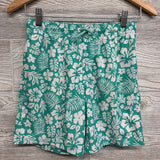 Swim Trunks Flowers 10-12