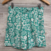Swim Trunks Flowers 10-12