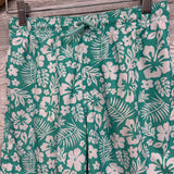 Swim Trunks Flowers 10-12