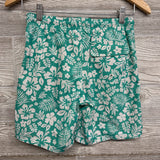 Swim Trunks Flowers 10-12
