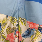 Swim Trunks Flowers 10-12 Husky
