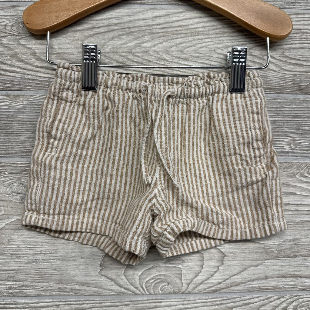 Linen Blend Shorts Stripes 2T