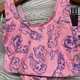 2 Pc Princess Swimsuit 6-7