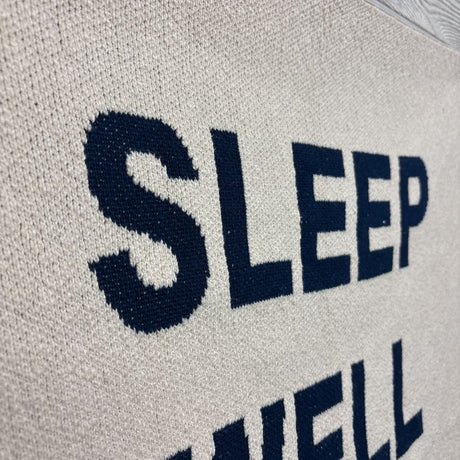 Cotton Knit Blanket Sleep Well Sleep Well