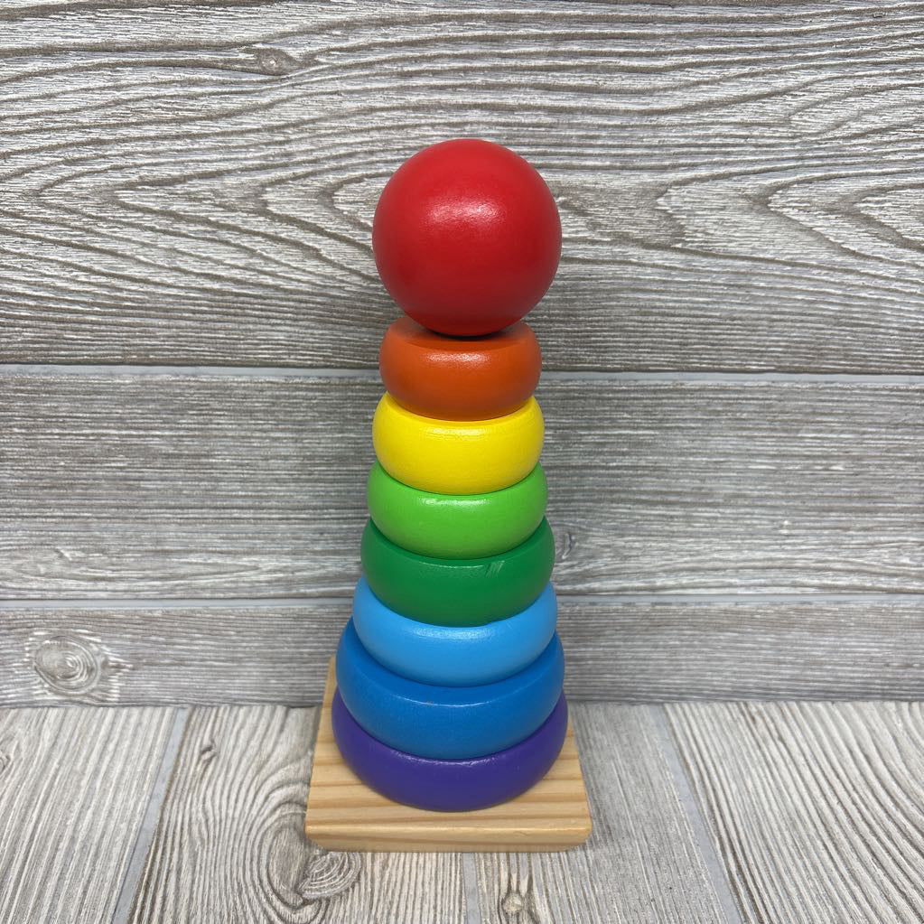 Wooden Rainbow Stacker
