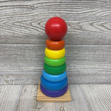 Wooden Rainbow Stacker