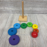 Wooden Rainbow Stacker