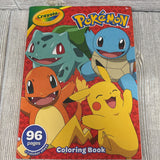 NEW 96 Page Pokemon Coloring Book