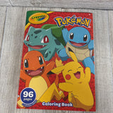 NEW 96 Page Pokemon Coloring Book