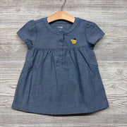 Chambray Tunic Embroidered Flowers 4T