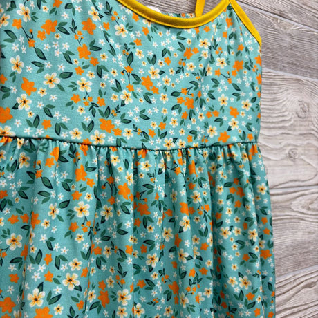 Nw/oT Tank Dress Flowers Bow Straps 10