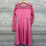 LS Sheer Sleeve Dress Dots 10