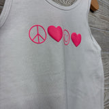 Tank Top Peace Heart Smiley Face 8
