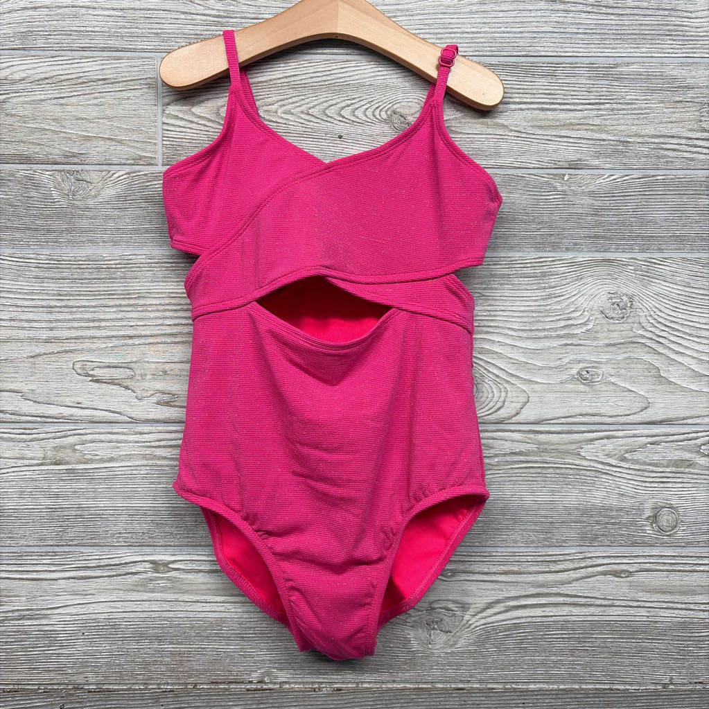 Ribbed Swimsuit Open Sides 10-12
