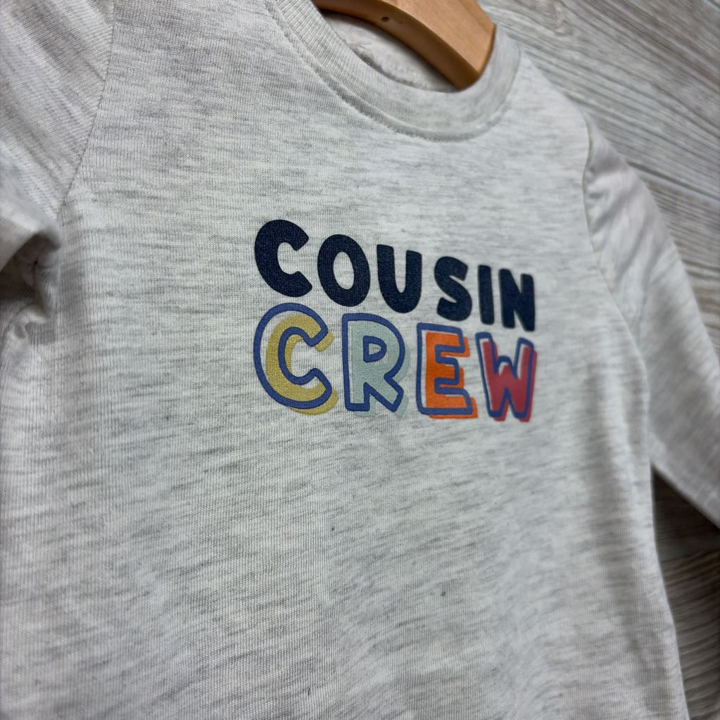 NEW LS Bodysuit Cousin Crew 12M