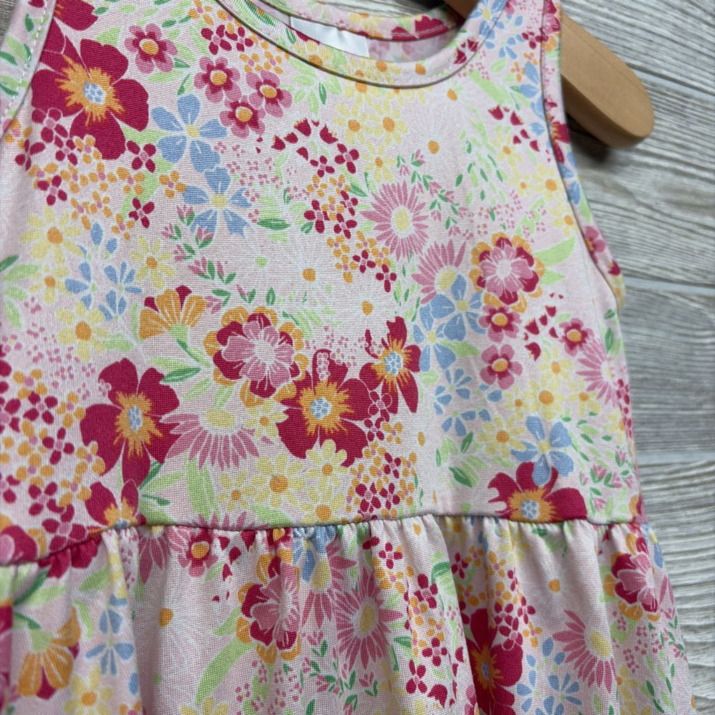 Tank Yummy Dress Flowers 3T