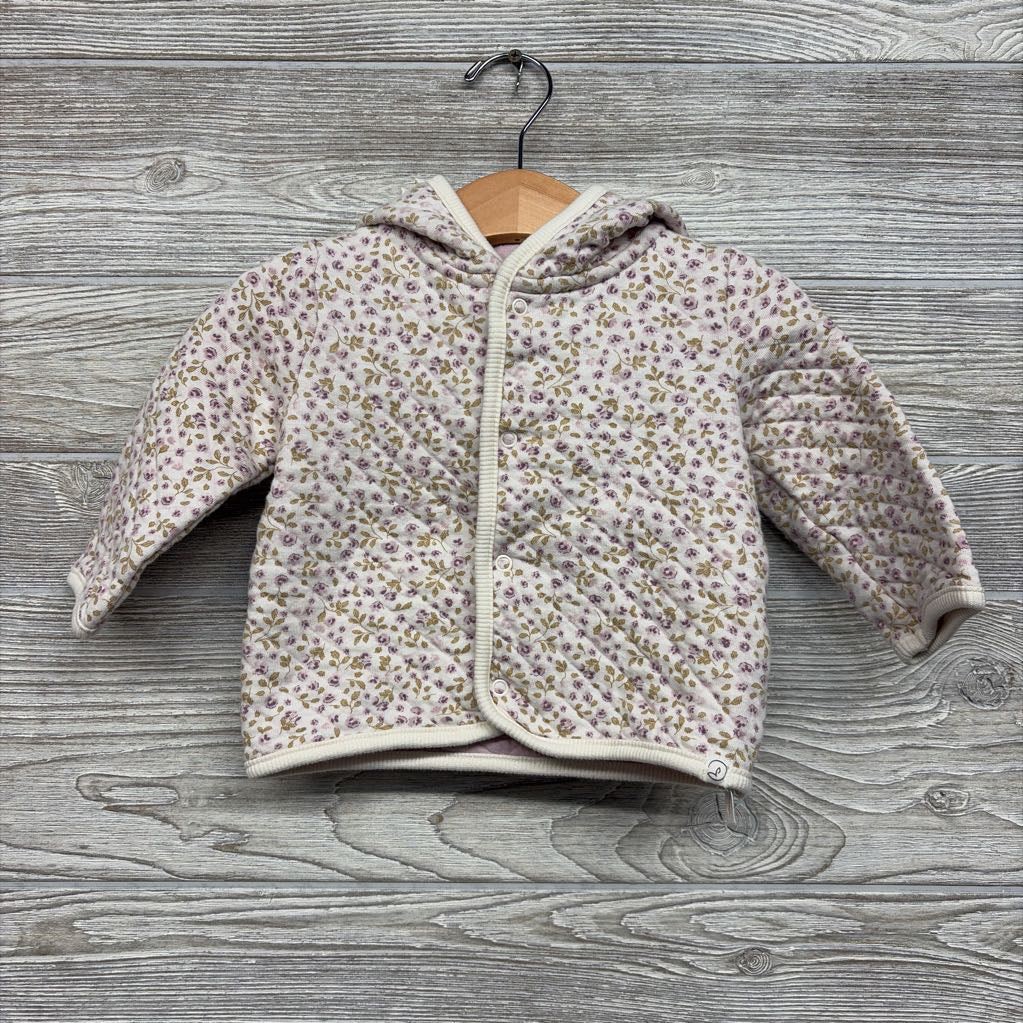 Quilted Jacket Flowers 9M