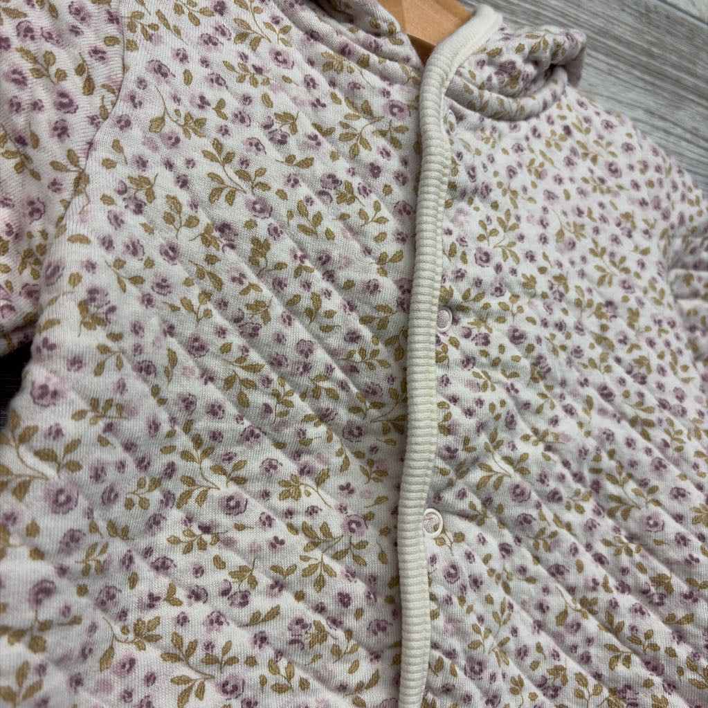 Quilted Jacket Flowers 9M