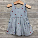 Tank Dress Cherries Bear 12-18M