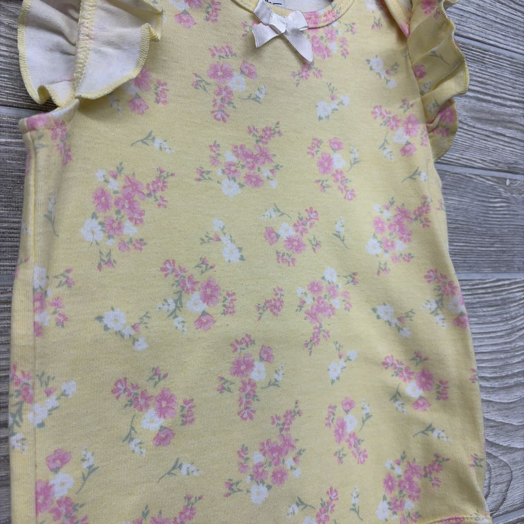 Flutter Sleeve Bodysuit Flowers 24M