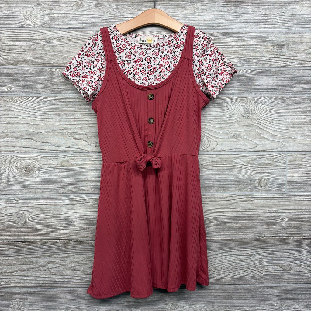 Ribbed Tank Dress & Shirt Flowers 8