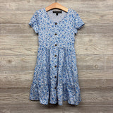 Button Up Dress Flowers 8