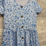Button Up Dress Flowers 8