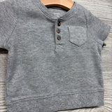 Waffle Knit Henley Shirt 9M
