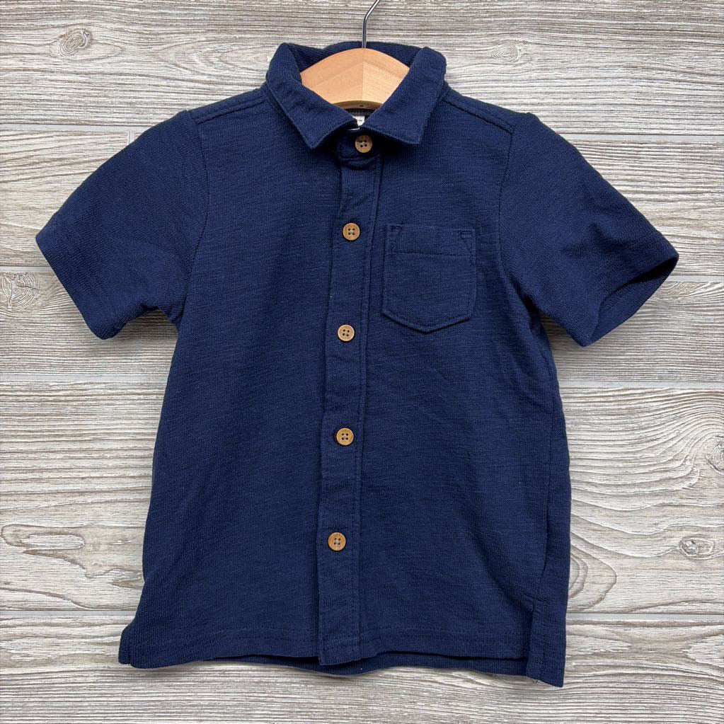 Knit Button Up Shirt 2T