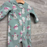 Blanket Sleeper Snowmen 6M