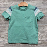 Shirt Chest Pocket Striped Sleeves 3T