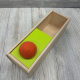 Wooden Sliding Top Box