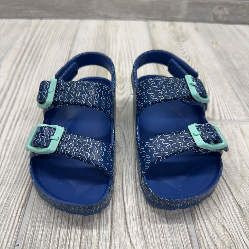Velcro Foam Footbed Sandals Waves 7-8C