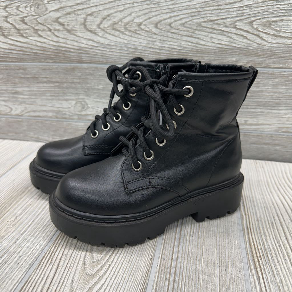 Side Zip Combat Boots 13c