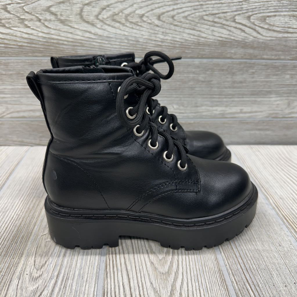Side Zip Combat Boots 13c