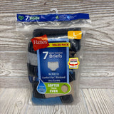 NEW 7 Pk Tagless Briefs 14-16
