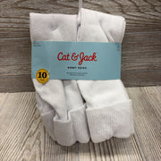 NEW 10 Pk Bobby Socks Shoe Size 3-7Y
