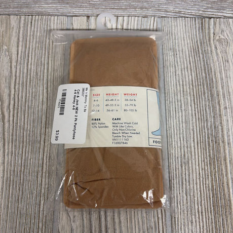 NEW 2 Pk Pantyhose 4-6