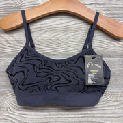 NEW Ribbed Seamless Bra Printed Small
