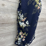 Ruched Bodycon Dress Flowers XL