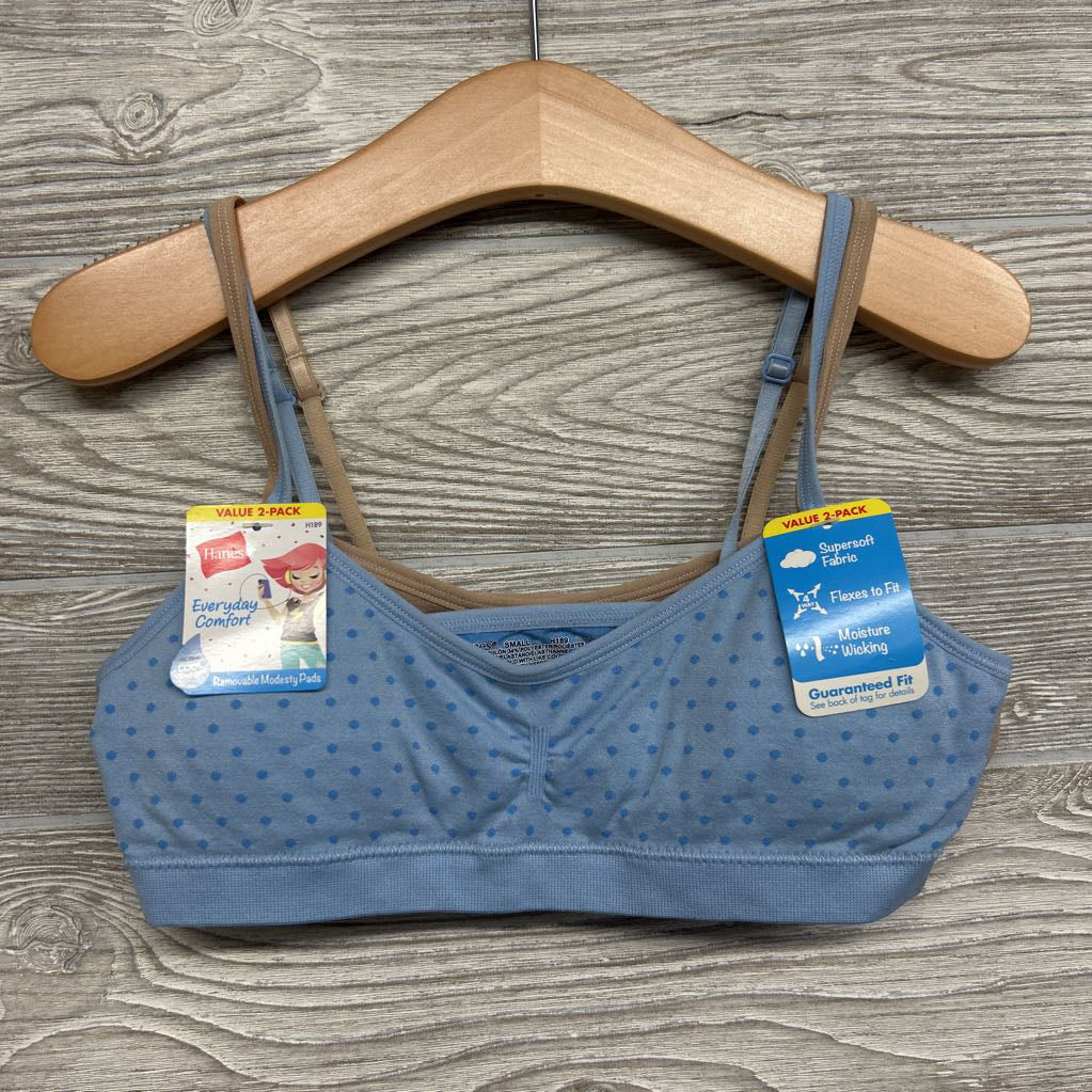 NEW 2 Pk Bras Dots Solid Small