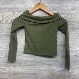 Nw/oT LS Ribbed Off Shoulder Shirt 6-7