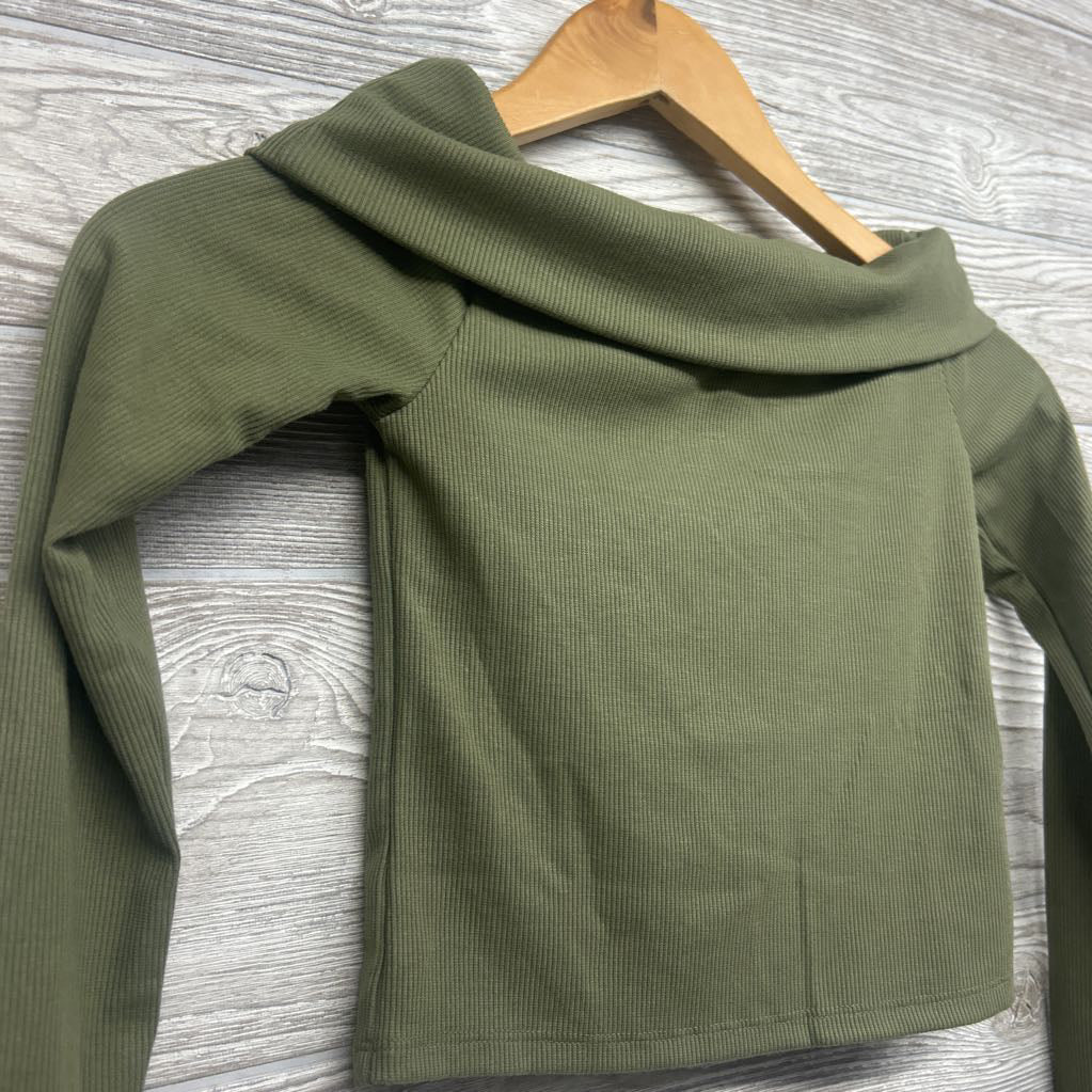 Nw/oT LS Ribbed Off Shoulder Shirt 6-7